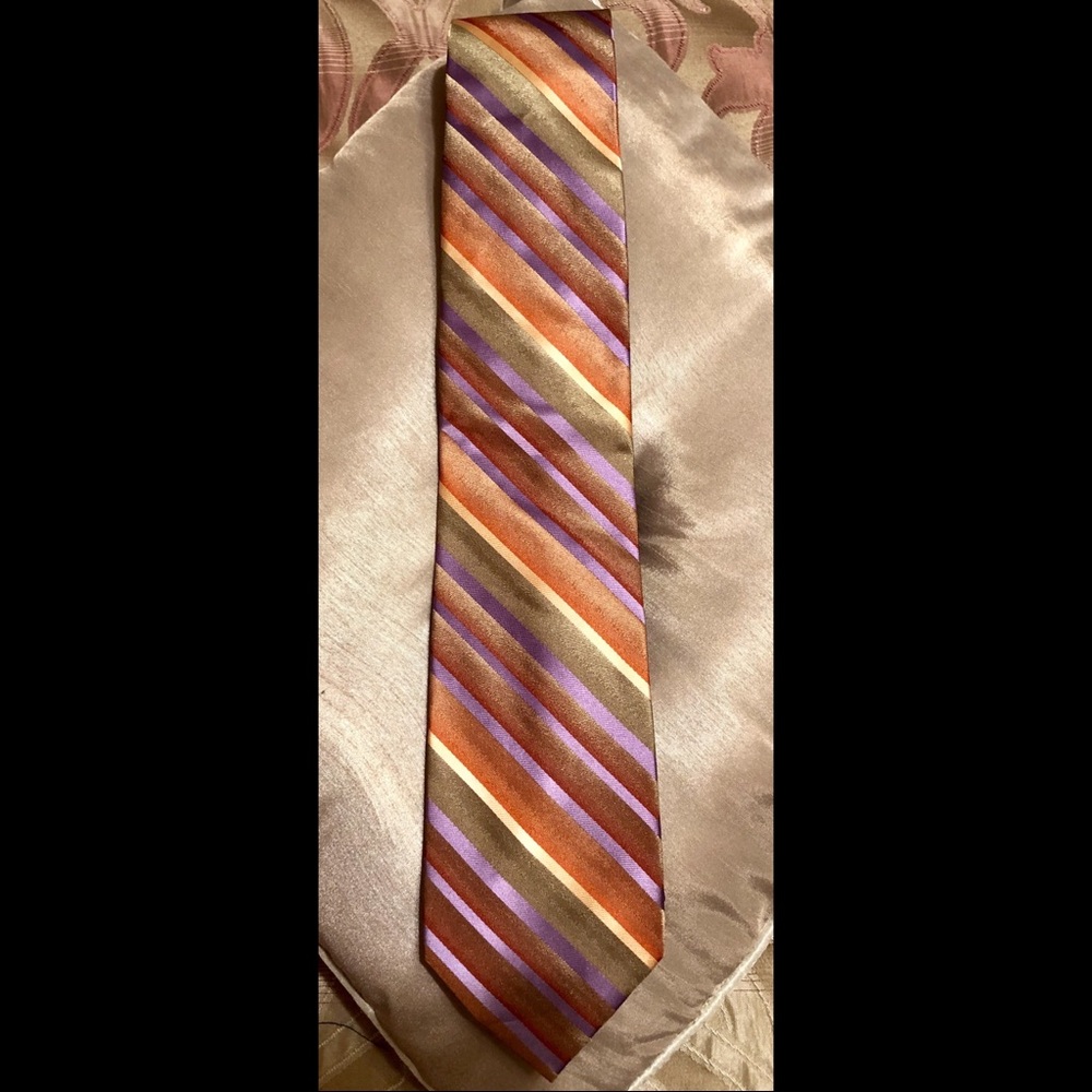 Stacy Adams Multicolored Striped (XL) Tie